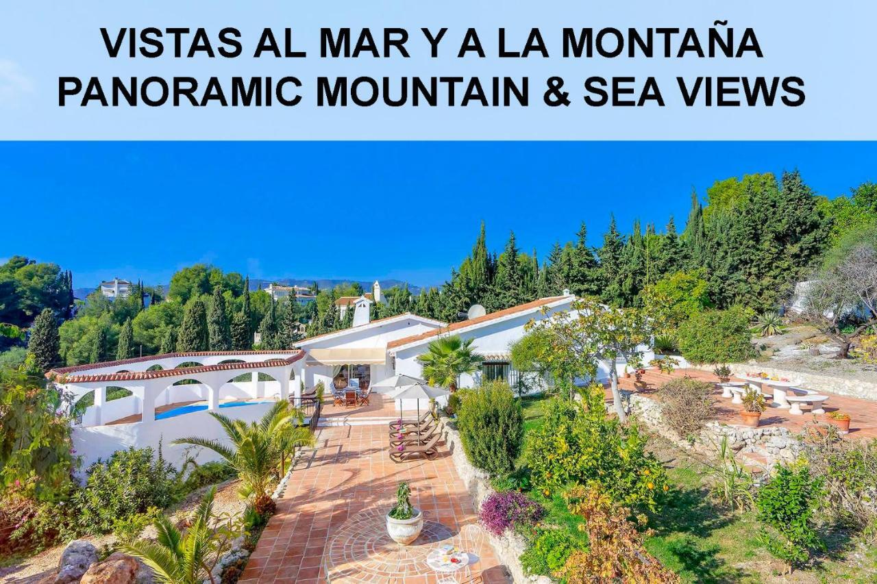 Private Heated Pool, Jacuzzi & 1225m2 Garden In Cipreses Willa Frigiliana